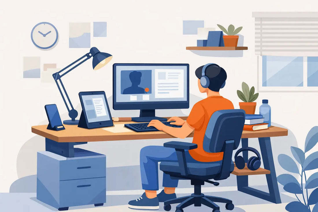 Ergonomic Study Setup for Students That Works