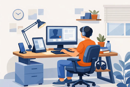 Ergonomic Study Setup for Students That Works