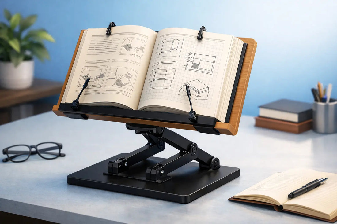 Book Stand for Reference Manuals That Holds Up