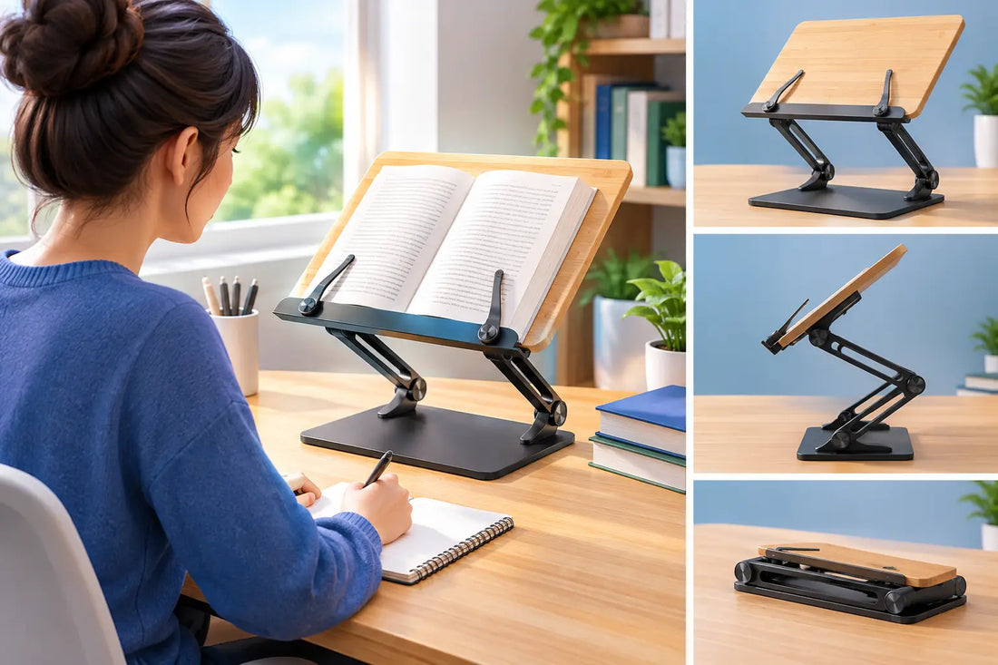How a Large Book Holder Improves Study Posture