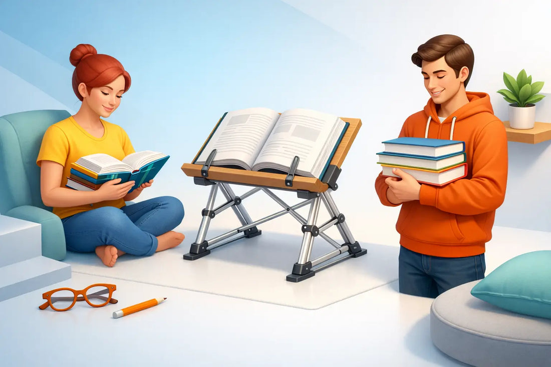 How to Hold Textbooks Comfortably - Dr. SHTAYGEN