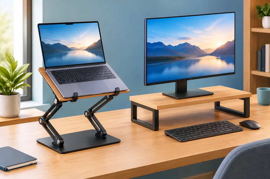 Laptop Stand vs Monitor Riser for Better Posture