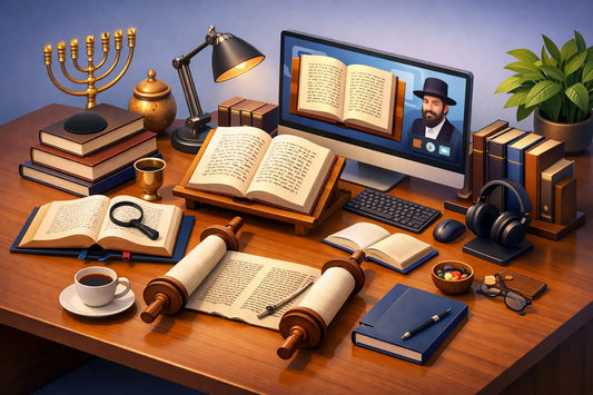 Rabbinic Study Desk Setup Example That Works