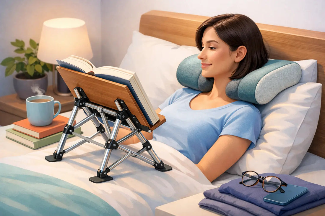 Reading With Cervical Support That Works - Dr. SHTAYGEN