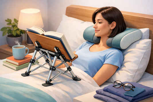 Reading With Cervical Support That Works - Dr. SHTAYGEN