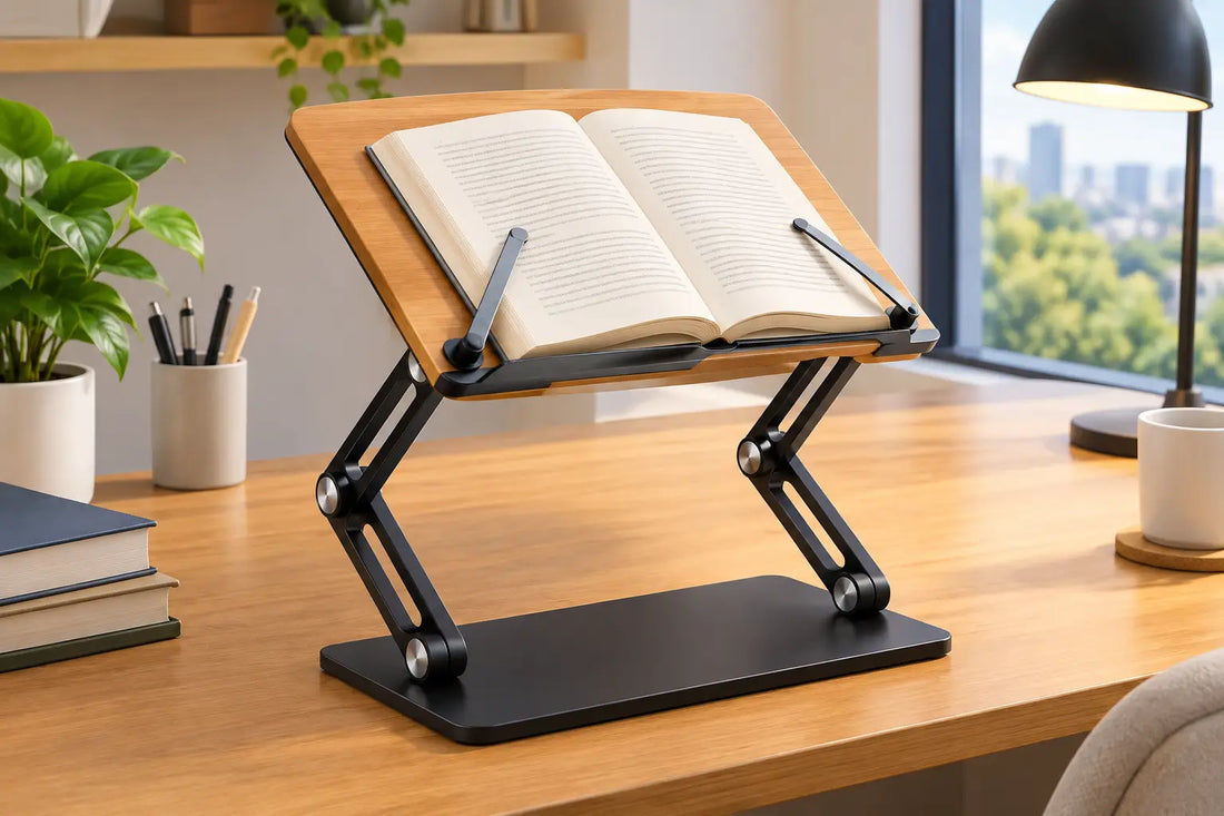 Countertop Book Stand for Better Posture