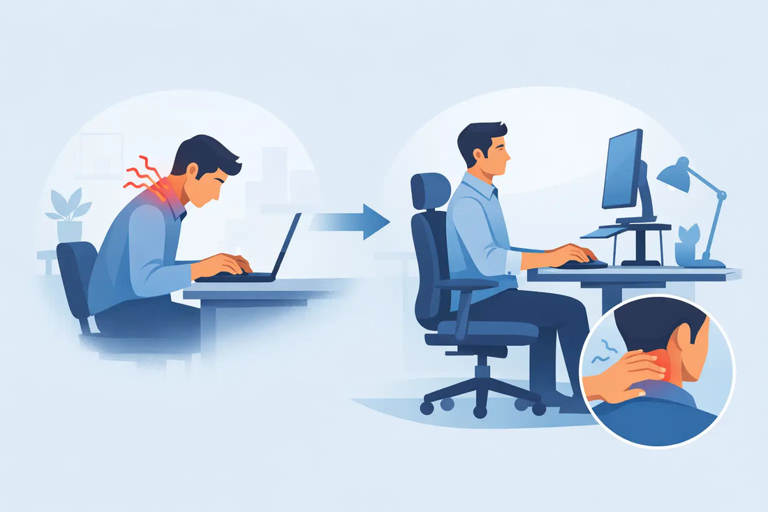 Desk Too Low Neck Pain Solution That Works