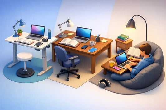 Best Setups for Laptop and Textbook Use
