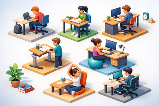 7 Student Desk Posture Improvement Examples