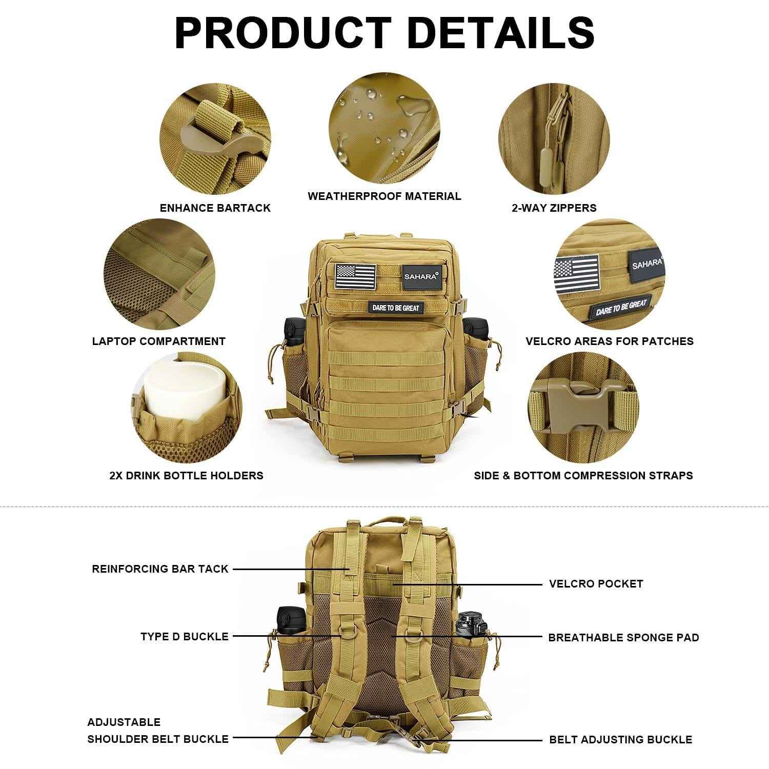 Raider Series Travel Bag & Laptop Backpack for Laptops up to 17.3-inch Pink Camo