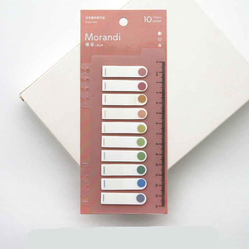Aesthetic PET Index Tabs & Translucent Loose-Leaf Sticky Notes – 200-Sheet Waterproof Page Markers for Planners & Journals