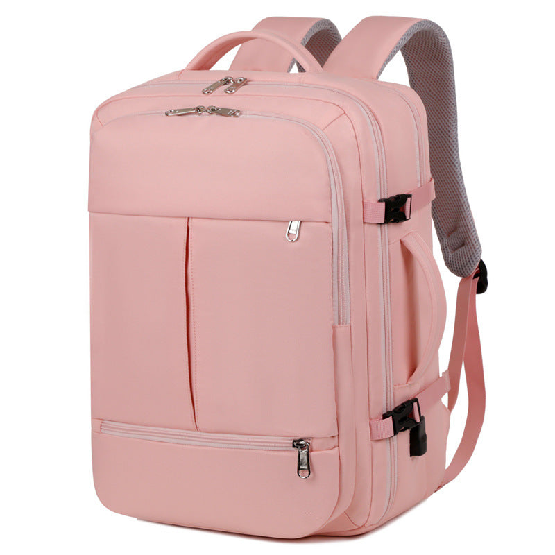 Women's Large Capacity Travel Backpack | Waterproof Oxford Laptop Bag with Multiple Pockets