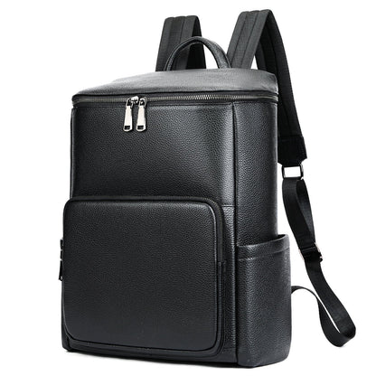 Men's Genuine Leather Laptop Backpack – Business Commuter Bag