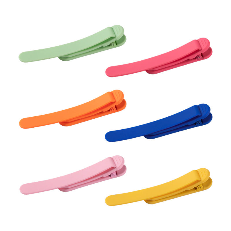 Silicone bookmark holder clips set: green, pink, orange, blue, and yellow