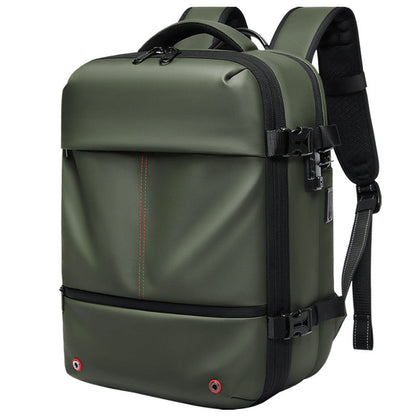 Water-Resistant Expandable Laptop Backpack | 16" Oxford Fabric Business Travel Bag 20–35L